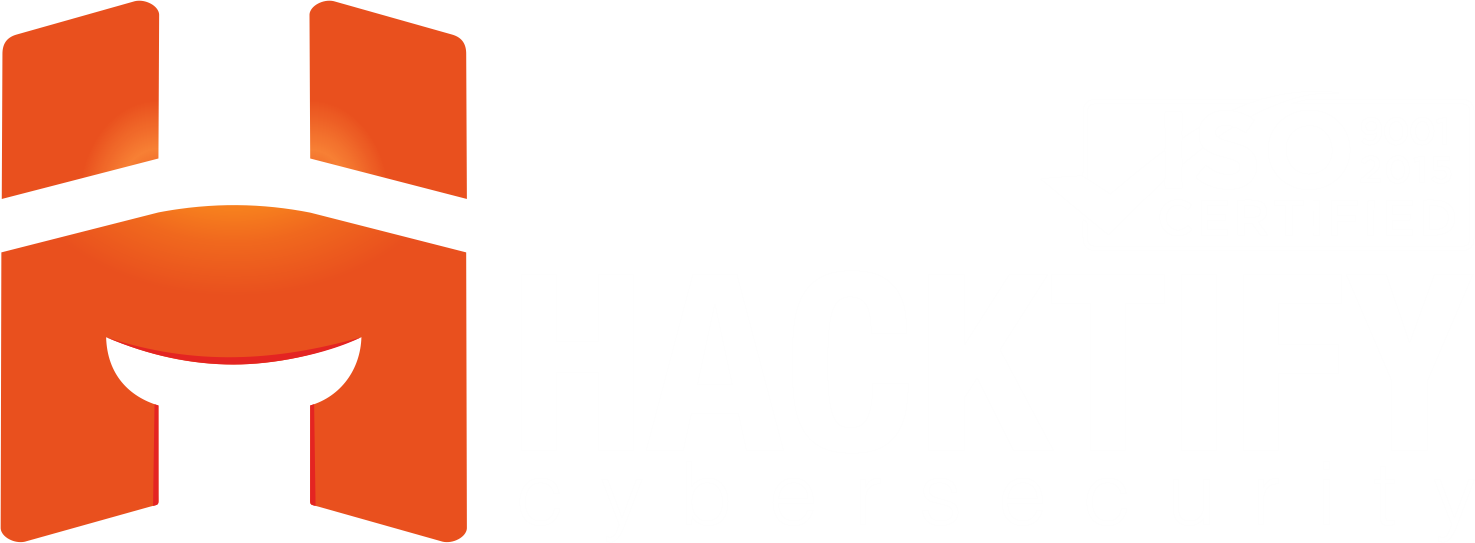 hacktify white text logo design final