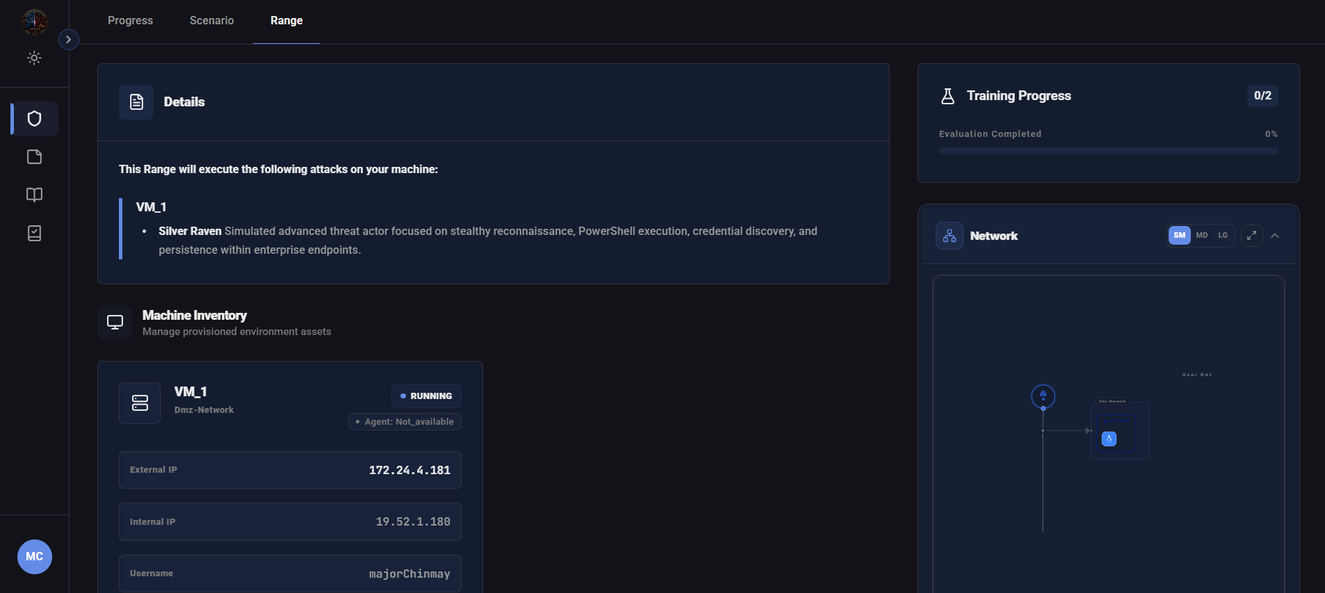 Hacktify Cyber Range - Blue Skill Portal