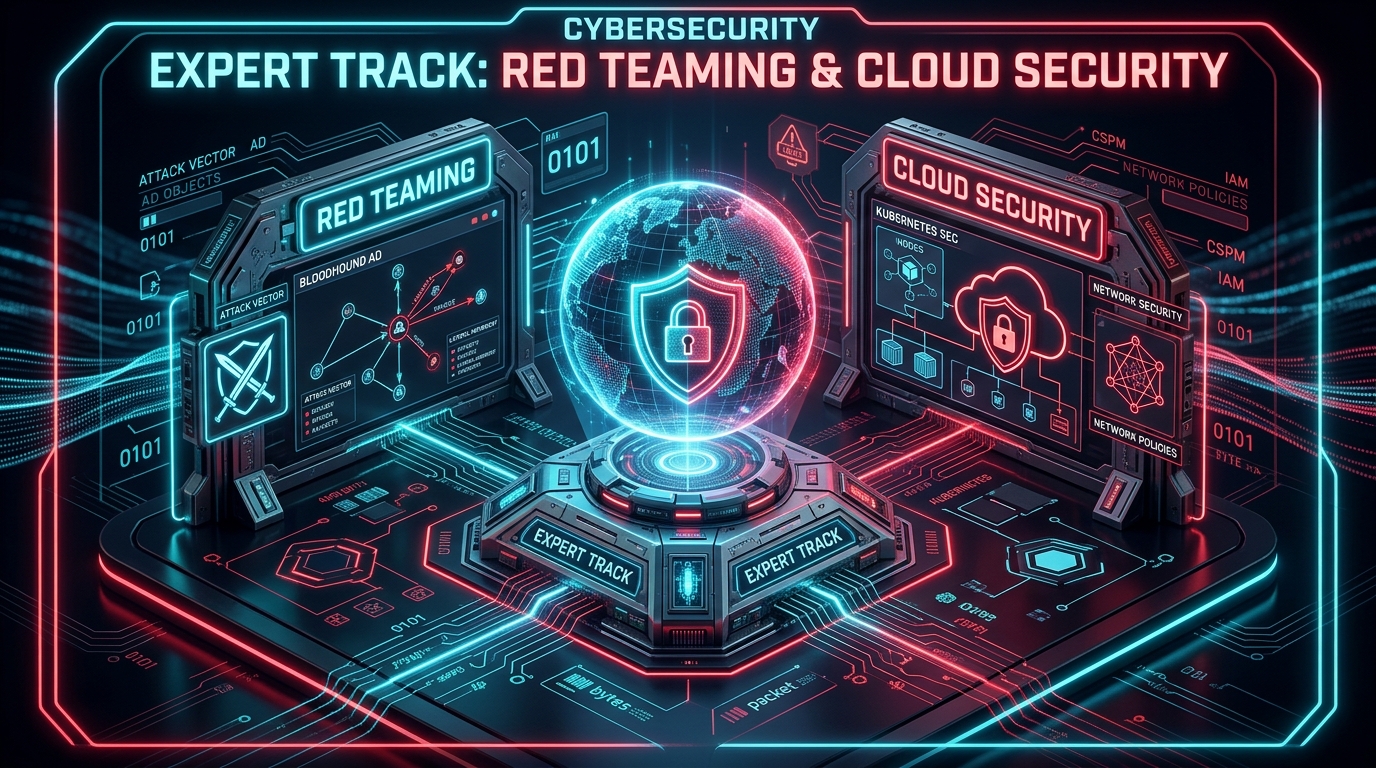 Hacktify Expert Track Red Teaming and Cloud Security Card Graphic